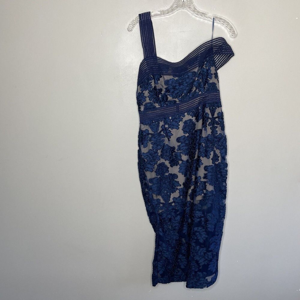 Alice Mccall Dress 10 Womens Blue Embroidered Floral Magic Moonlight Midi View 4